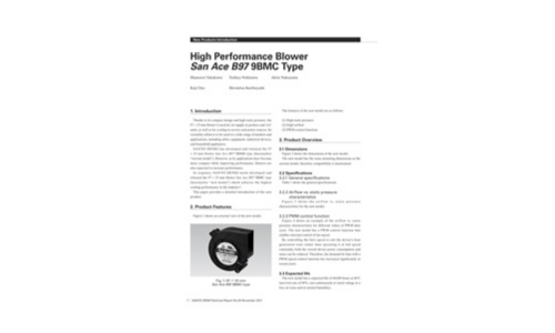 Blower High Performance San Ace B97 9BMC Typ